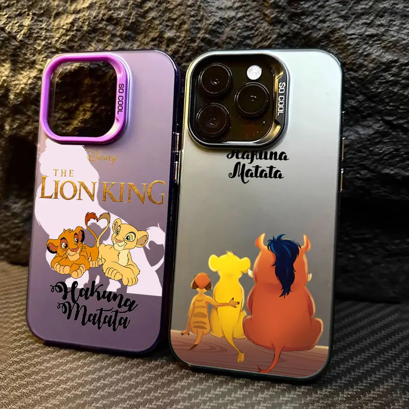 

Disney The Lion King HAKUNA MATATA Phone Case For iPhone 11 12 13 14 15 16 17 Pro Max 16e 17E 17 Air Plus Mini Fundas Back Cover