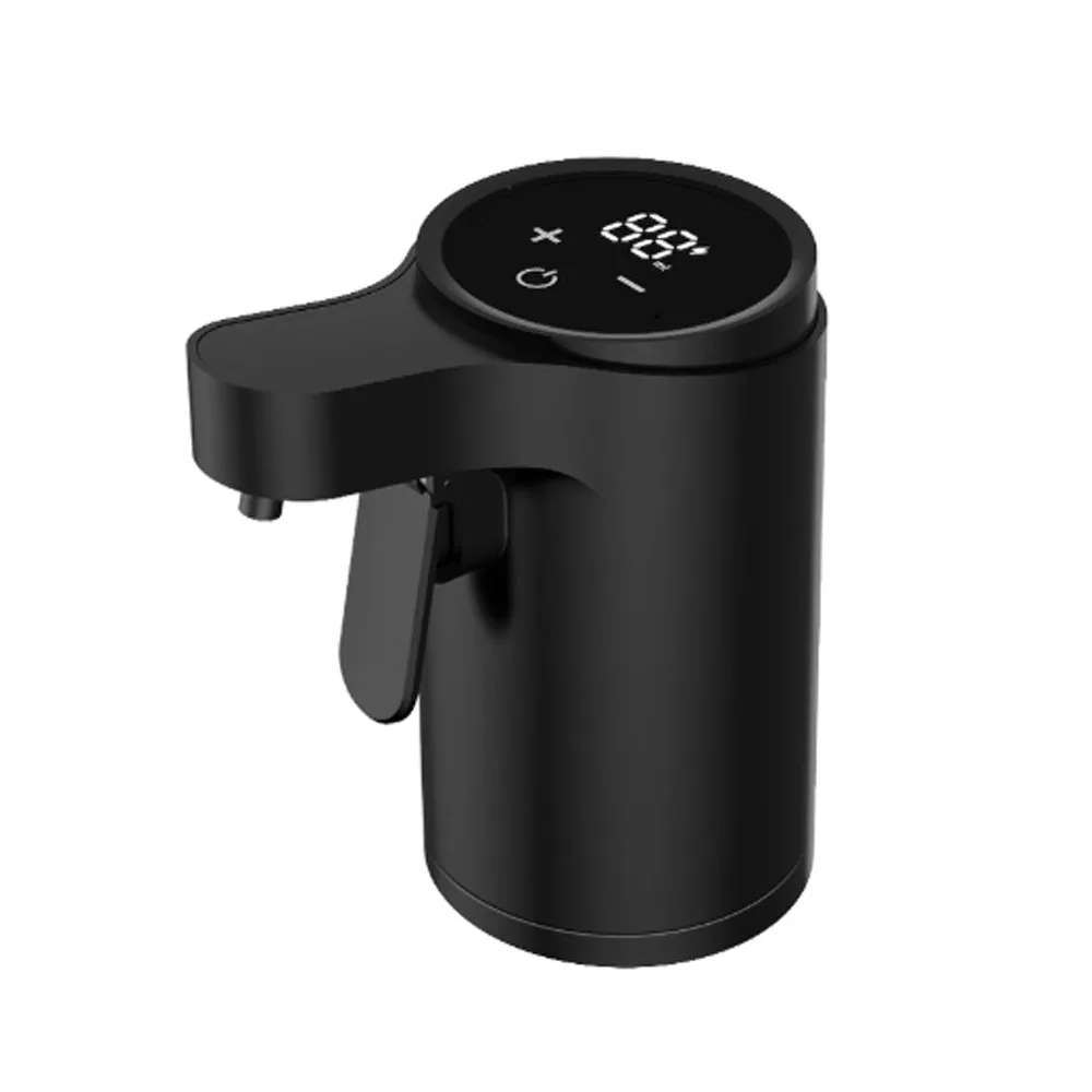 Automatic Wine Dispenser Smart Sensor Wine Pump with Touch-Lever Control for Red Wine Whiskey Liquor - Electric Decanter(Black)
