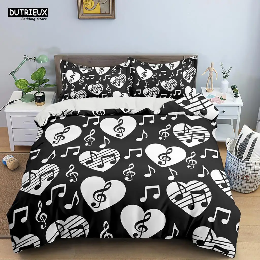 

3D LOVE Print Polyester Bedding Sets Child Kids Covers Boys Bed Linen Set For Teens King Size Bedding Set
