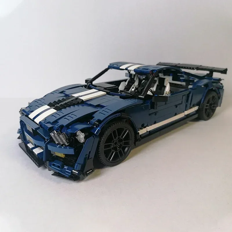 Moc Building Blocks Supercar Model Speed Champion GT500 Technical Bricks DIY Assembly Construction Toys For Childr Holiday Gifts