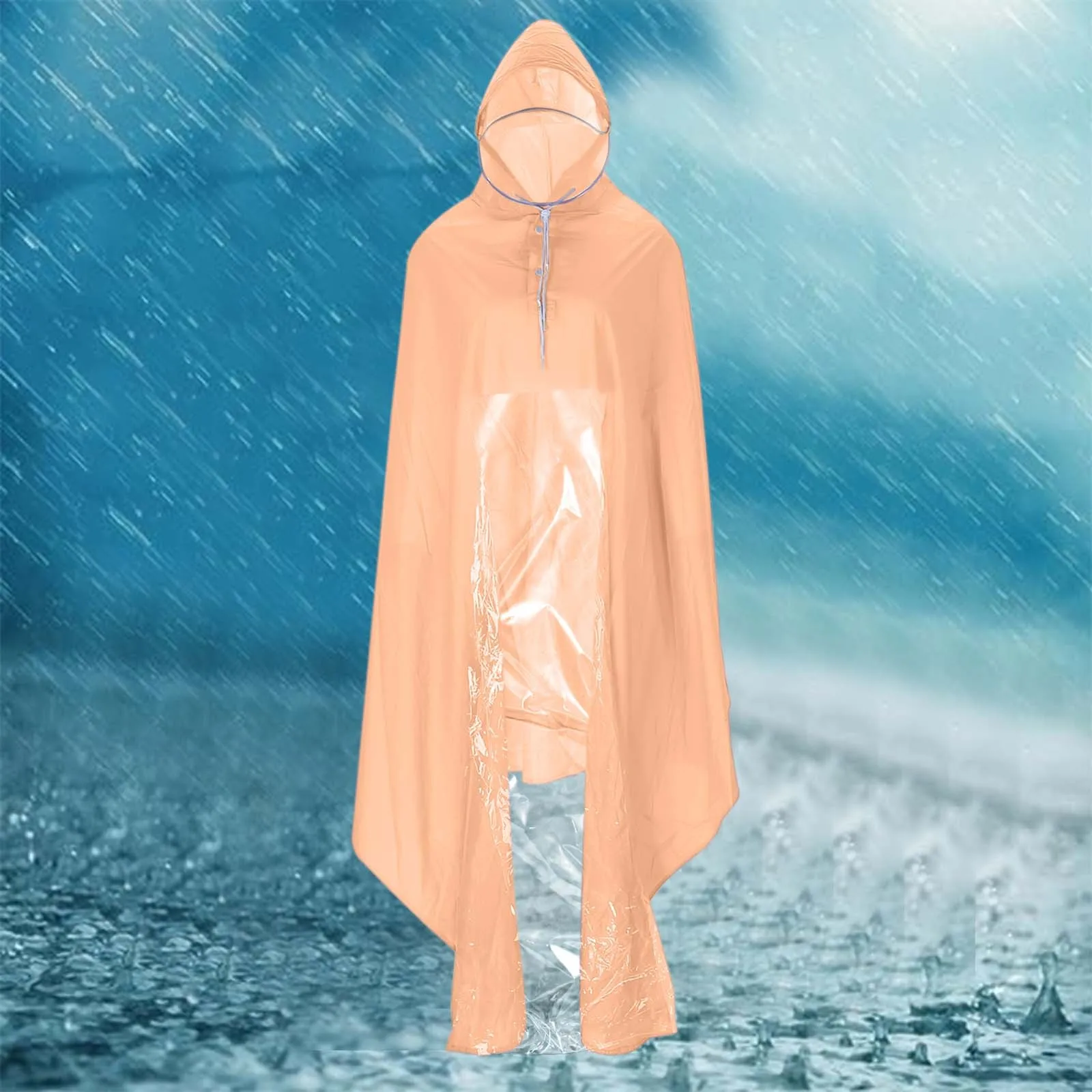 Multifunctional Raincoat Universal Transparent Raincoat Femaler Backpack Poncho Rain Coat Cover Impermeable New In coats
