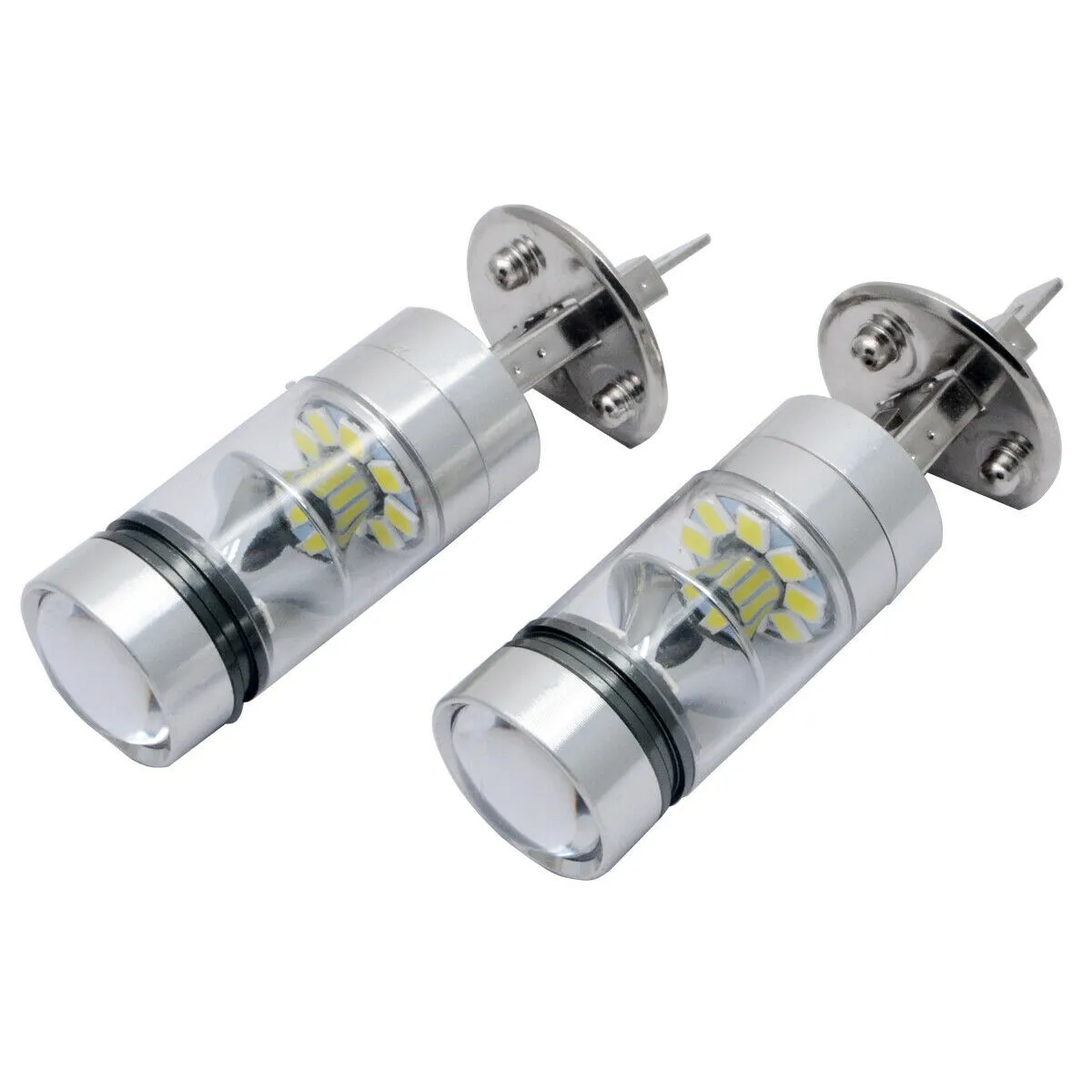 Brand New High Quality Hot Sale H1 100W Bulbs White 85*24 (mm) Car H1 Headlight LED Lights Super Bright 100W 2pCS