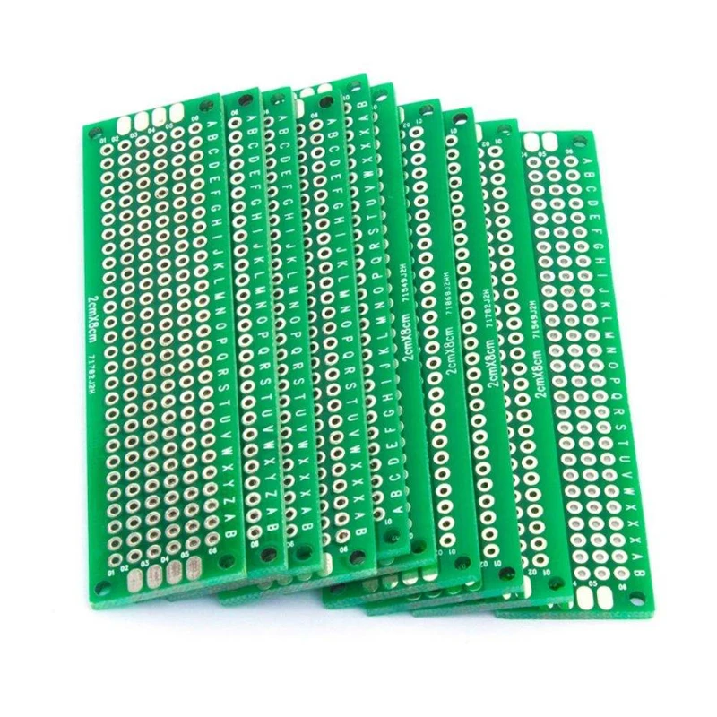 25pcs 2x8cm Single-sided board Prototype PCB diy Universal Printed Circuit Board 2*8cm