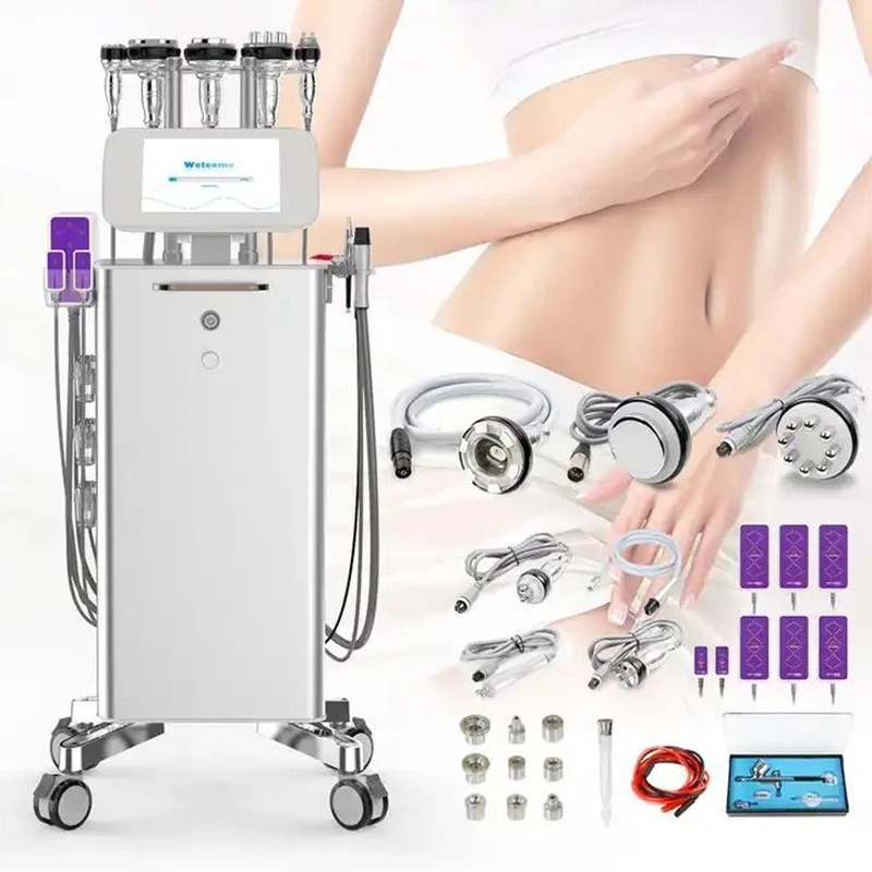 

8in1 Cavitation Slimming Firming Rejuvenating Slimming, Beauty and Rejuvenation Salon Equipment For Skin Rejuvenation