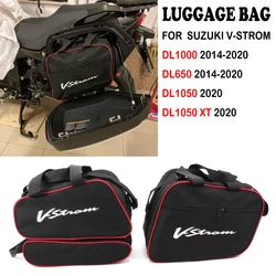 Motorcycle Luggage Bag Saddle Bags Side Storage For SUZUKI V-STROM DL1000 DL 1000 vstrom 1000 2014-2020 DL650 DL1050 V-Strom 650