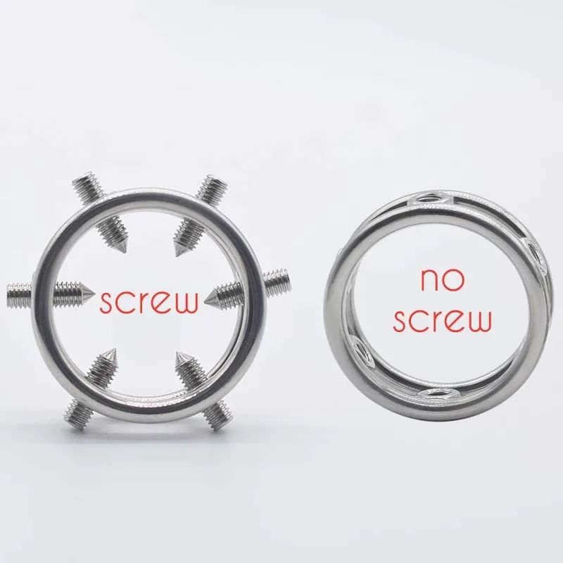 Cock Ring Steel Penis Ring Weight Foreskin Corrector Resistance Adults Sex Toys Delay Chastity Cage Products Sex Tool For Man