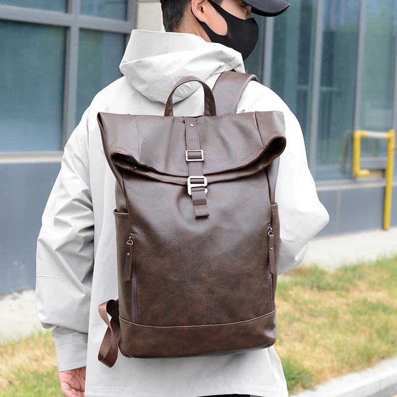 Quality Vintage Fashion Backpacks For Unisex Scratch-resistant And Splash-proof Multi Pockets Large Capacity Travelling Rucksack