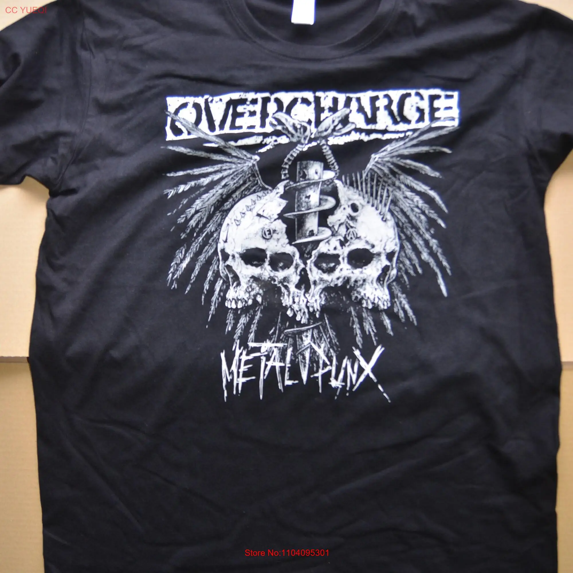 Overcharge Metal punx hardcore crust punk grind t shirt merch long or short sleeves