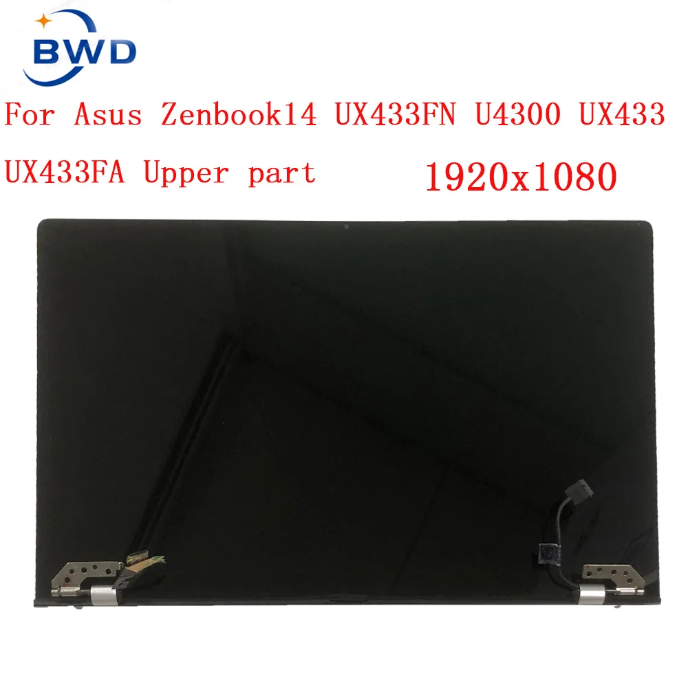 Oryginalny 1920*1080 14 "ekran LED LCD pełny montaż dla Asus ZenBook 14 UX4300 UX433 U4300 UX433F UX433FN