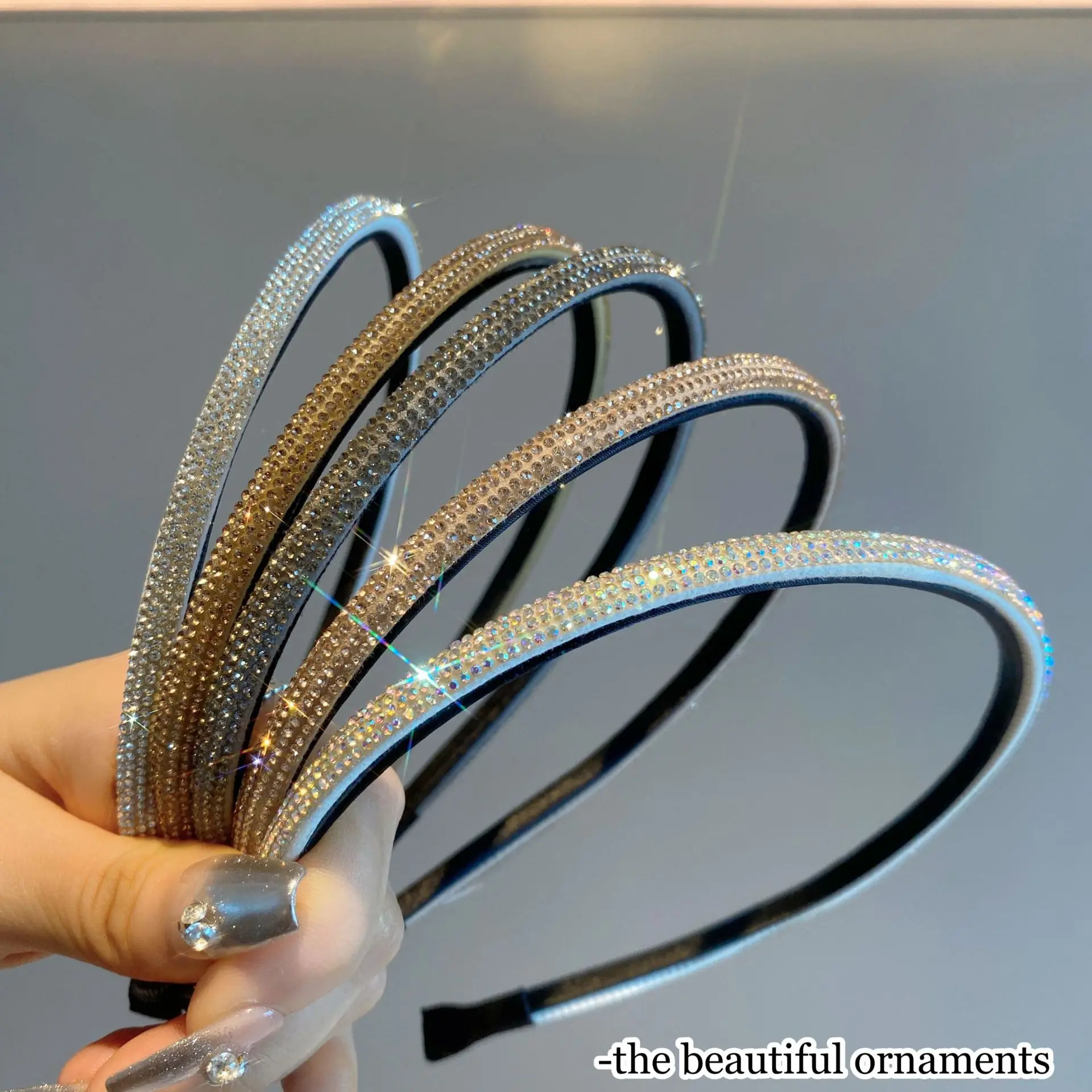 

Good Quality Retro Crytal Headwear Elegant Headband for Women Girls Vintage Hairband Hoop for Hair Accessories