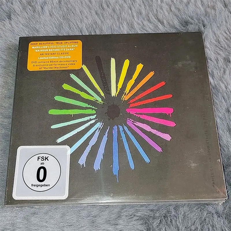 Rock marillion música cd uma hora antes é escuro álbum seja difícil em você mesmo gravação de música + dvd cosplay walkman carro soundtracks caixa