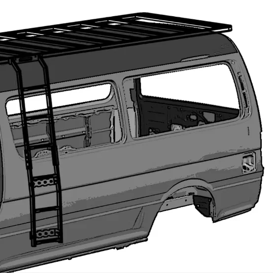 

SUV Offroad Universal Factory Self Designed Aluminum High Strength Extrusion Top Cargo Carrier Car Roof Rack For Hiace