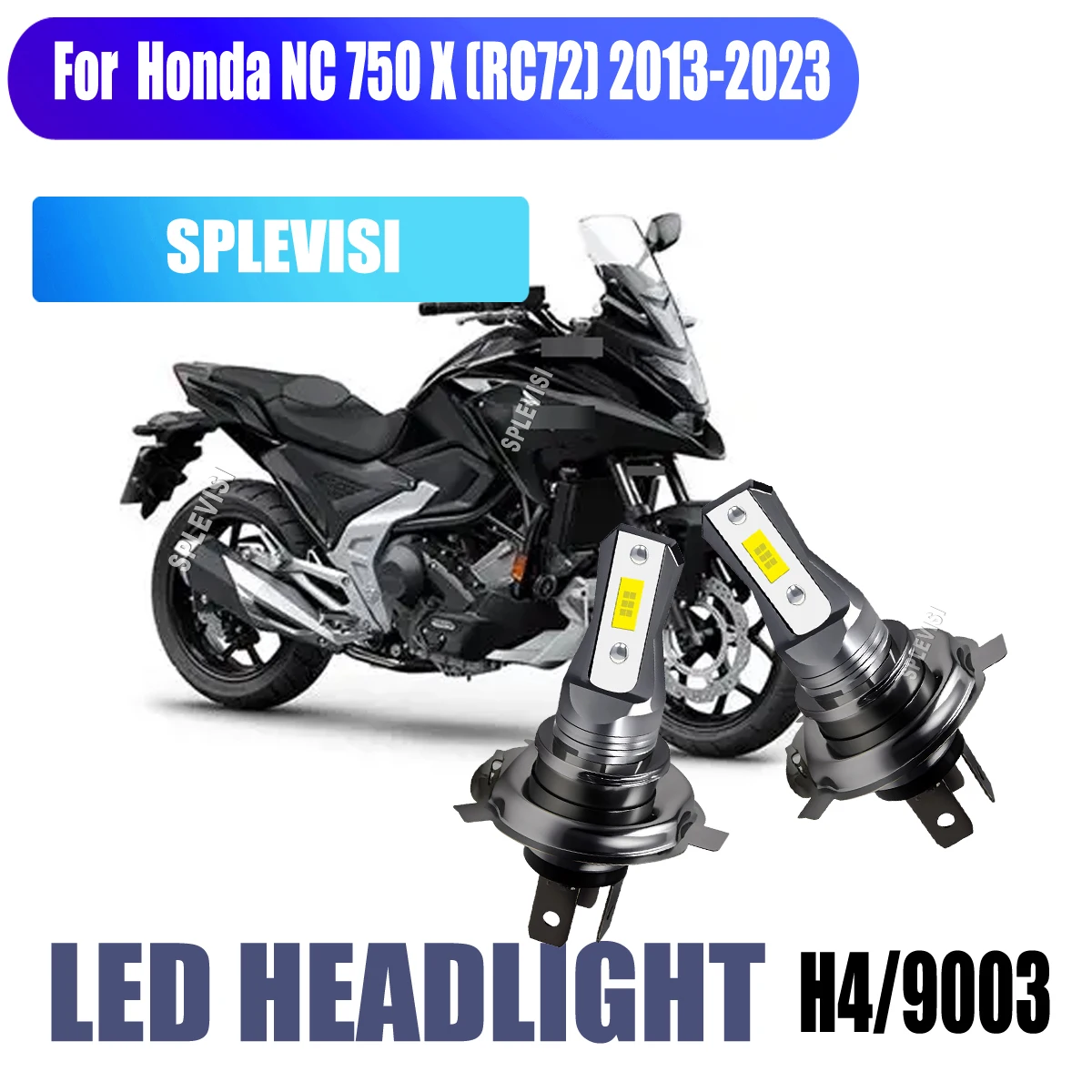 

H4 9003 LED 45W White Headlight Bulbs - faro led moto For Honda NC 750 X (RC72) 2013 2014 2015 2016 2017 2018 2019 2020-2023