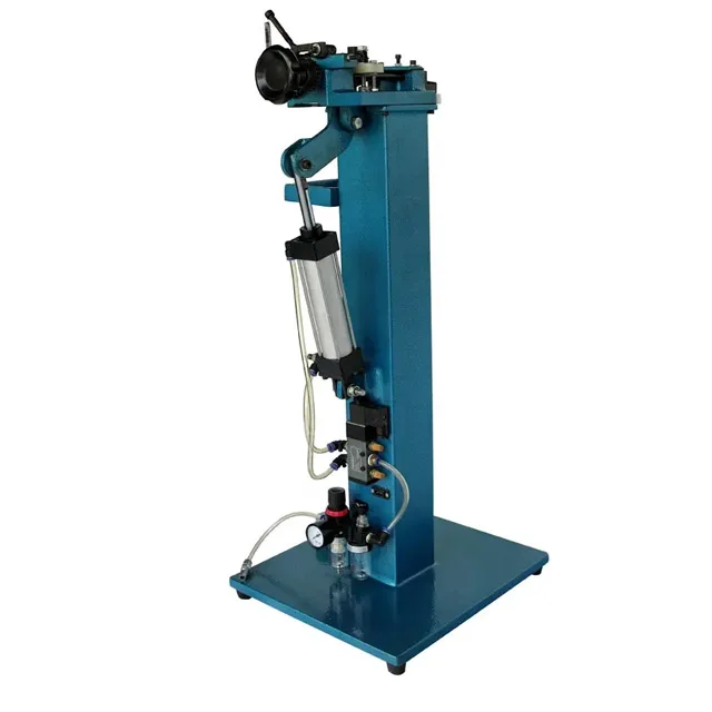 New Condition Belt Loop Locking Nailing Machines Stapling Core Motor Components Leather Belt Making Leather Measuring Machine