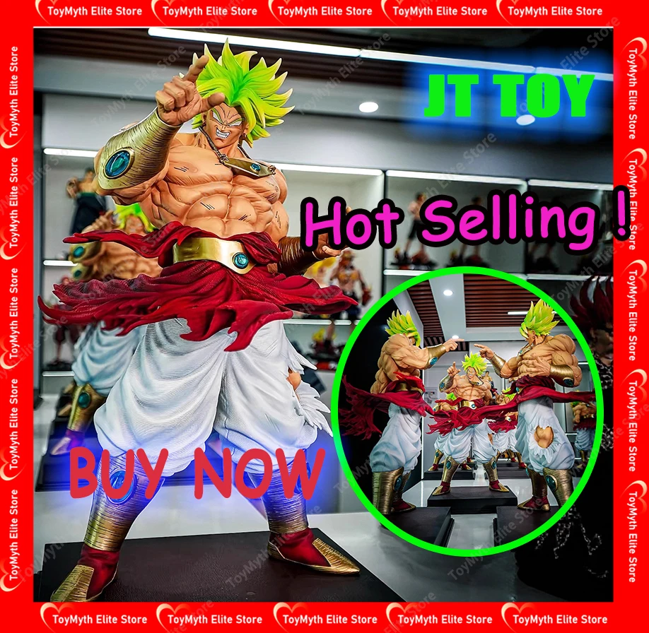 

IN STOCK JT&CK Toys 50cm Dragon Ball Anime Figure Super Saiyan Broli Figure PVC Statue Collection Model Room Decoration Gift Toy