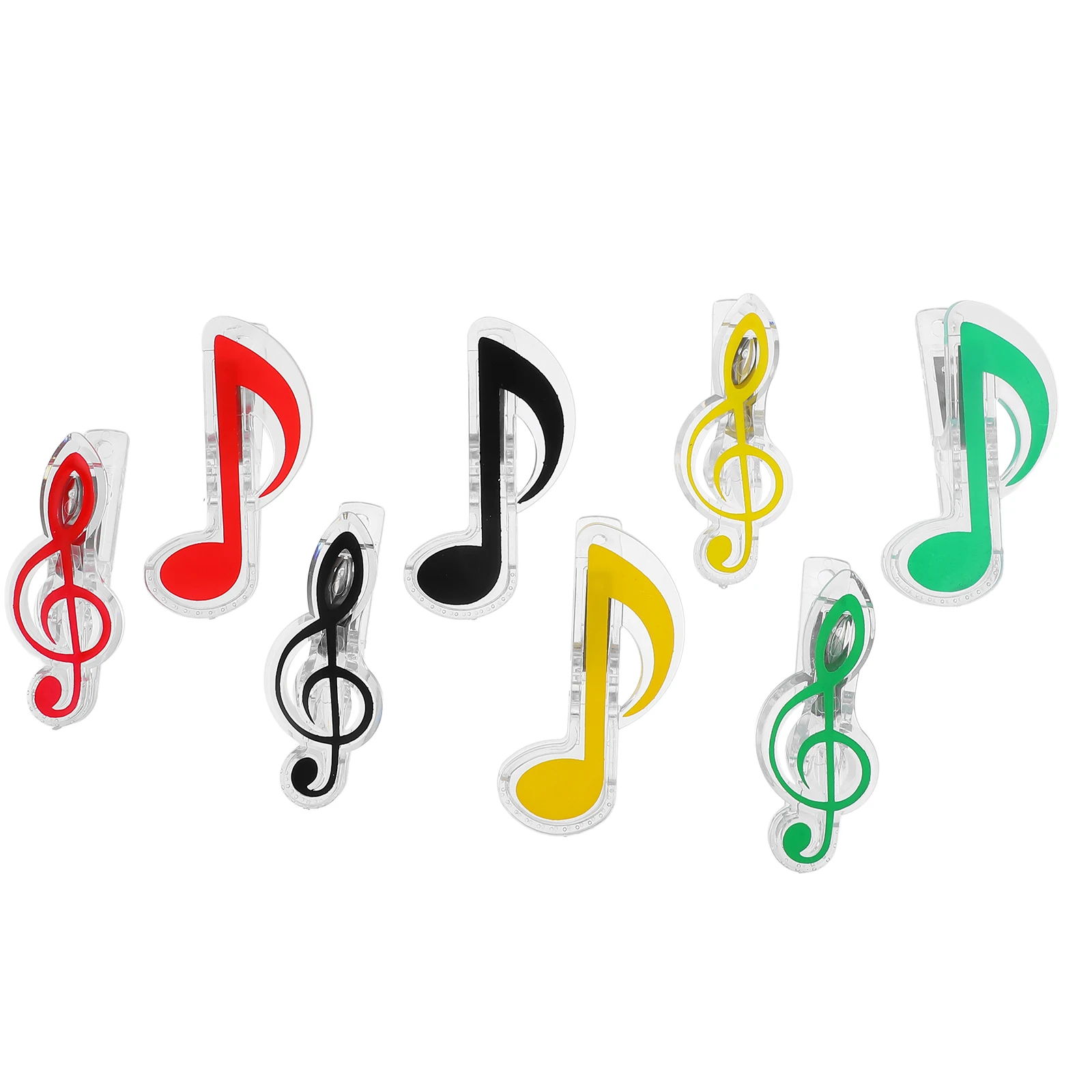 

16 Pcs Bookmark Music Sheet Page Clip Holder Clips For Note Notation Musical Shape Paper
