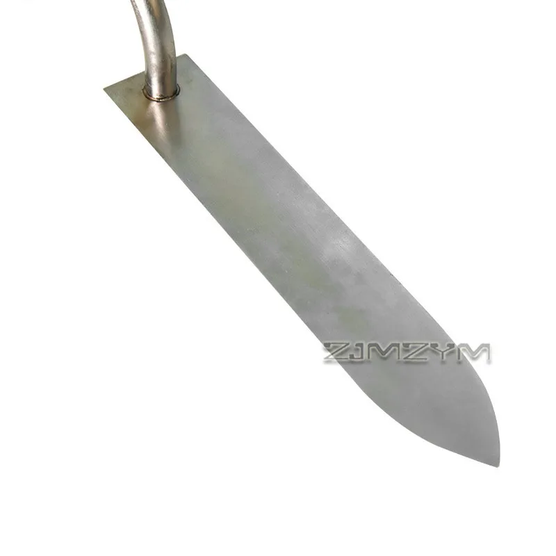 12V Electric Honey Uncapping Knife Stainless Steel Hot Wax Cutter with Battery Clips Wooden Grip Beekeeping Equipment
