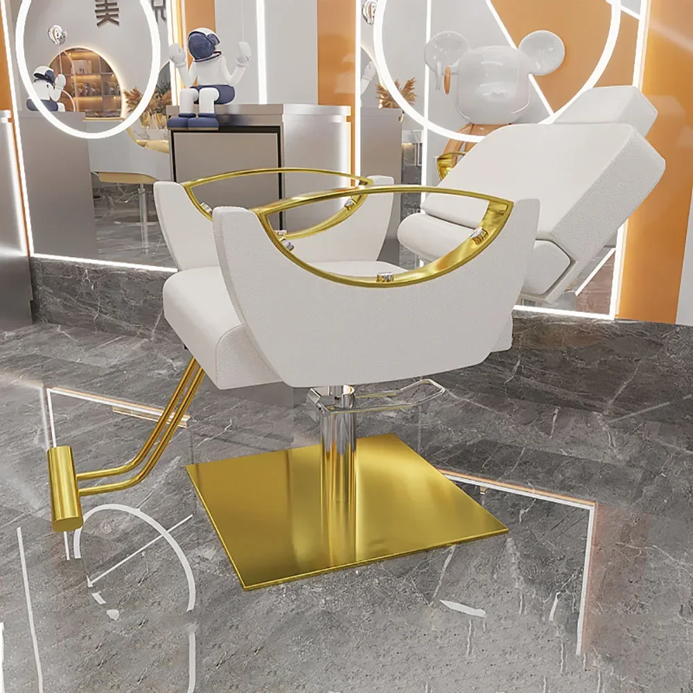 كرسي حلاق إسكندنافي فريد من نوعه كلاسيكي متعدد الاستخدامات وبسيط لصالونات تصفيف الشعر وأثاث شعر فاخر مخصص من Kapperstoel