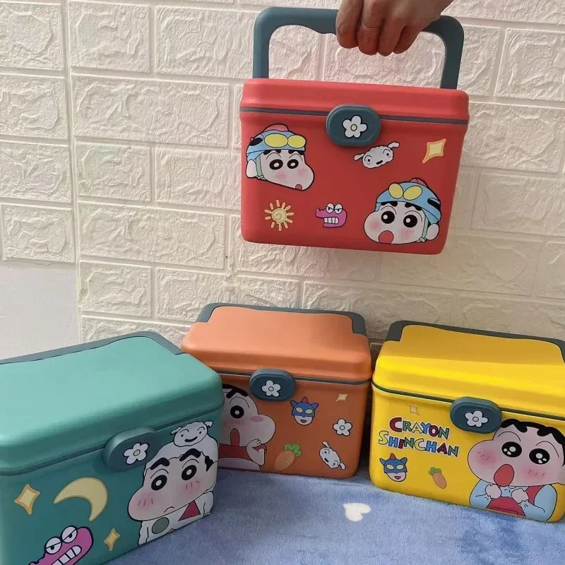 Hot Crayon Shin-Chan Creative Portable Medicine Kit Cartoon Medicine Storage Household Emergency Medicine Medicine Box