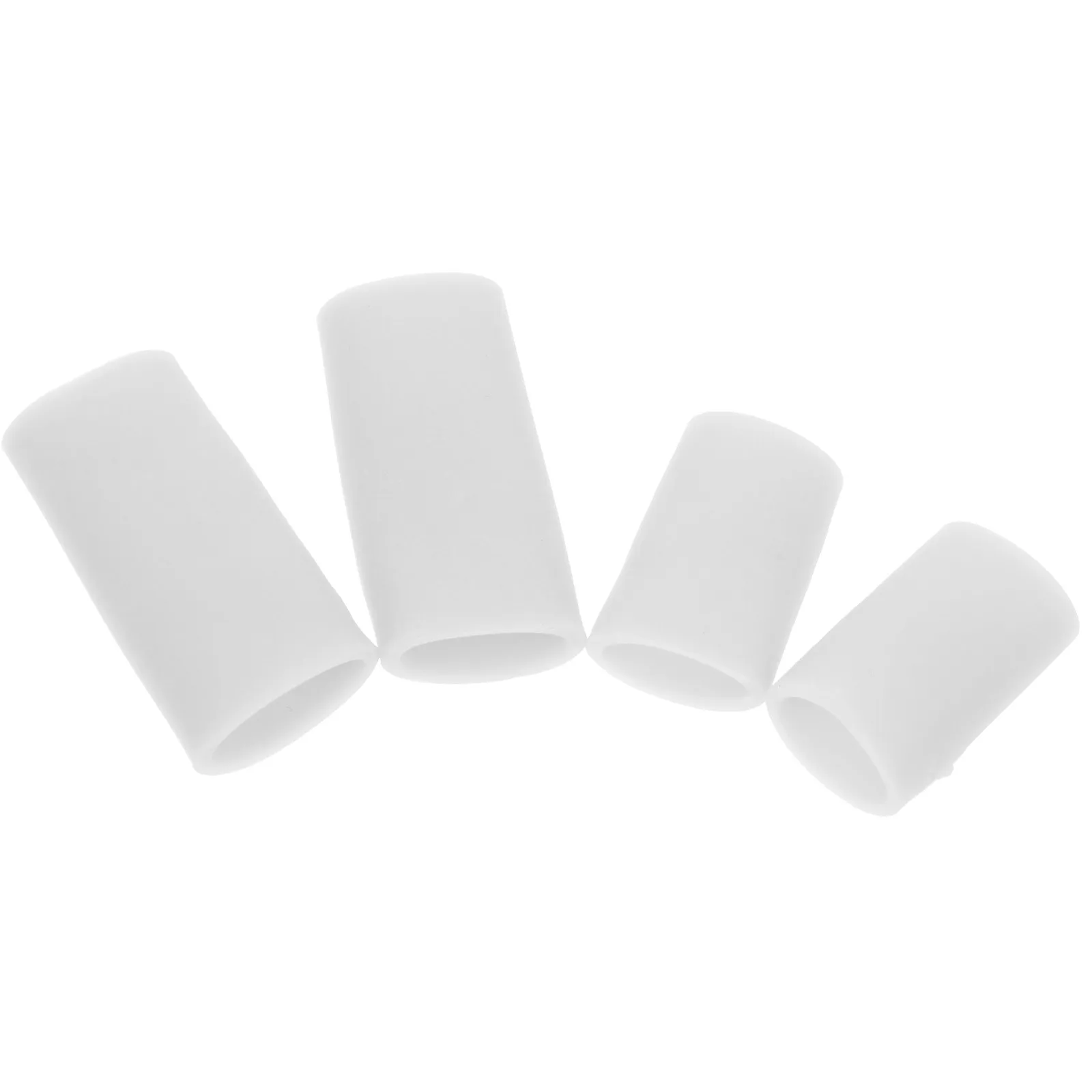 

2 пары силиконовых напальчников-протекторов, мягкие гелевые накладки для пальцев, защита от порезов для письма, шитья, игр