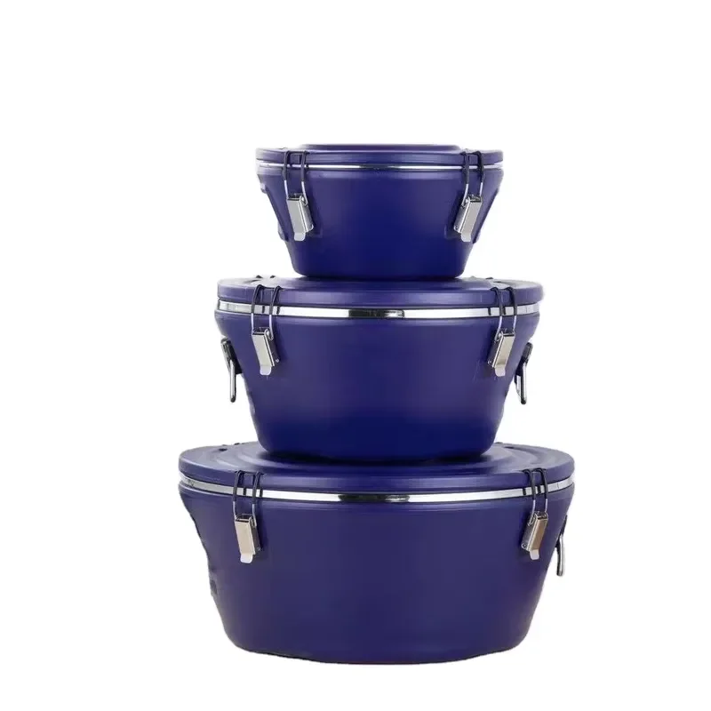 Industrial 3Pcs Thermal Casserole Set 15L 26L 36L Insulated Food Warmer Stainless Steel Catering Event Banquet Serving Dish