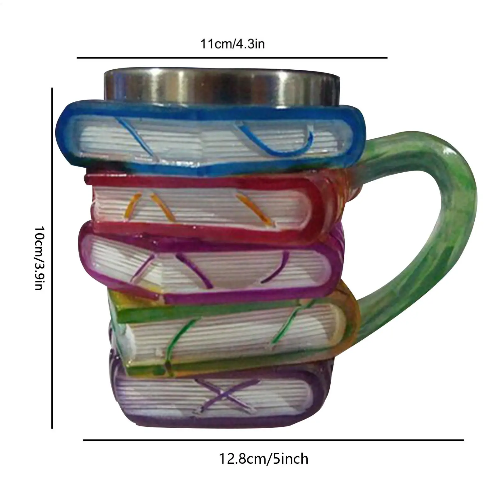 كتاب كوب القهوة كوب الحليب مع مقبض كوب عتيق أدوات الشرب الجمالية لمجموعة الدراسة مكتبة الأدب عشاق المطبخ