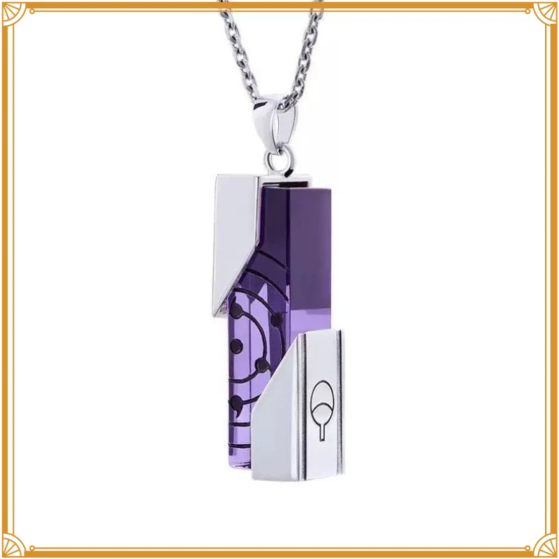 Colgante popular del anime Naruto Boruto Legend, collar de Naruto y Sasuke, cadena para sudadera a juego, regalo de cumpleaños versátil