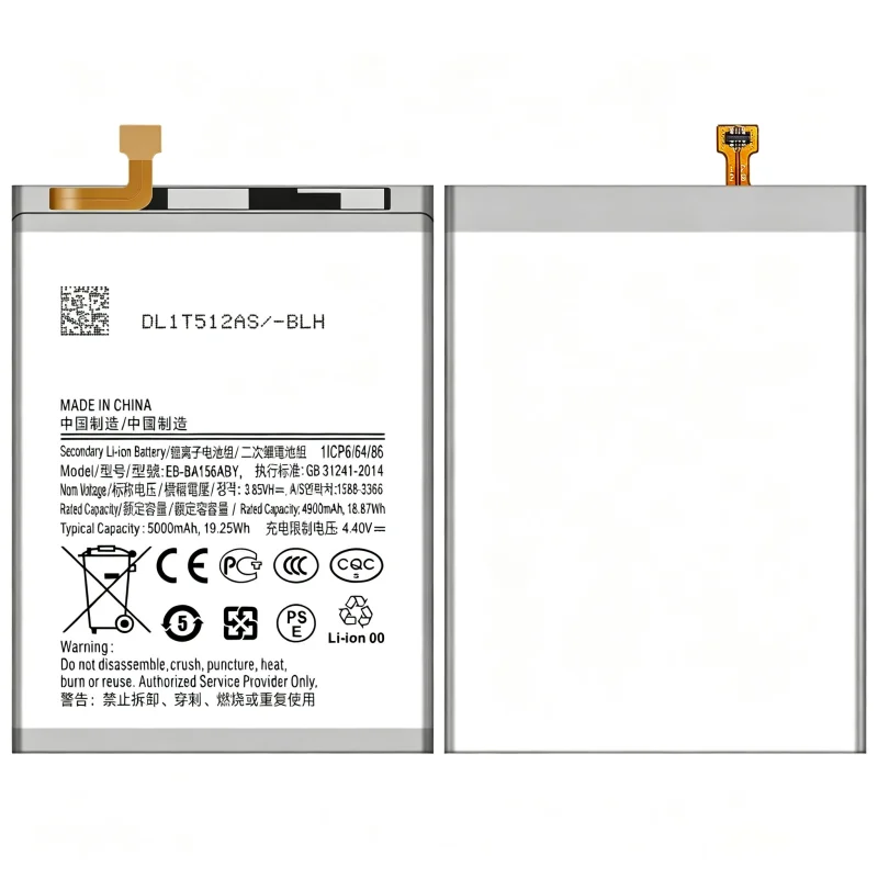 2026 Years NewEB-BA156ABY Applicable To Samsung A15 Long Battery Life New Mobile Phone Battery 5000mah Large Capacity