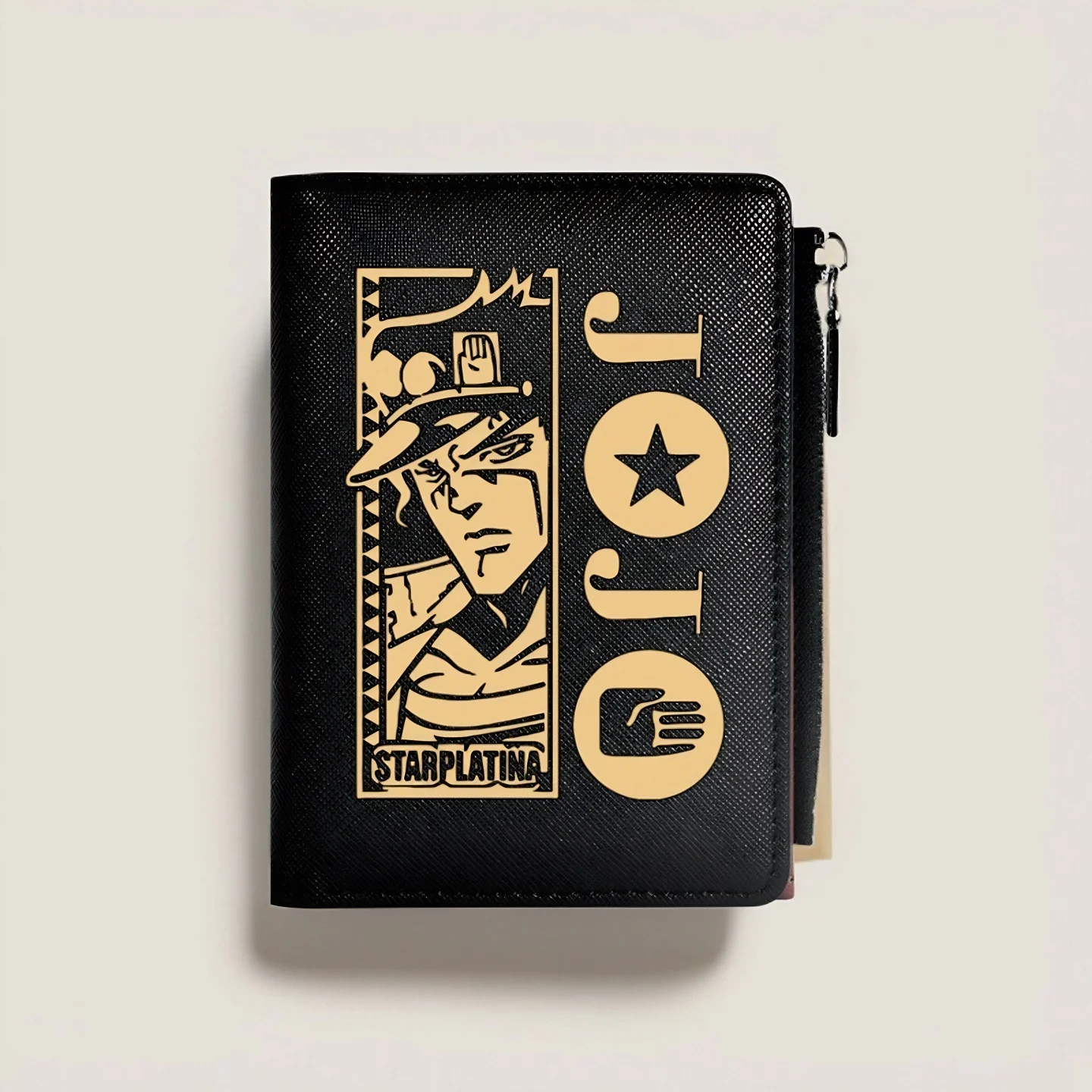 

JoJo's Bizarre Adventure Wallet Kujō Jōtarō Kira Yoshikage Stand-in Peripheral Card Holder Anime Wallet