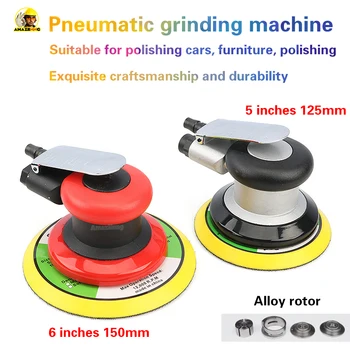 5&quot; 6&quot; inch pneumatic polishing/grinding machine Orbital sander grinding machine for car paint maintenance rust removal tools waxing tool