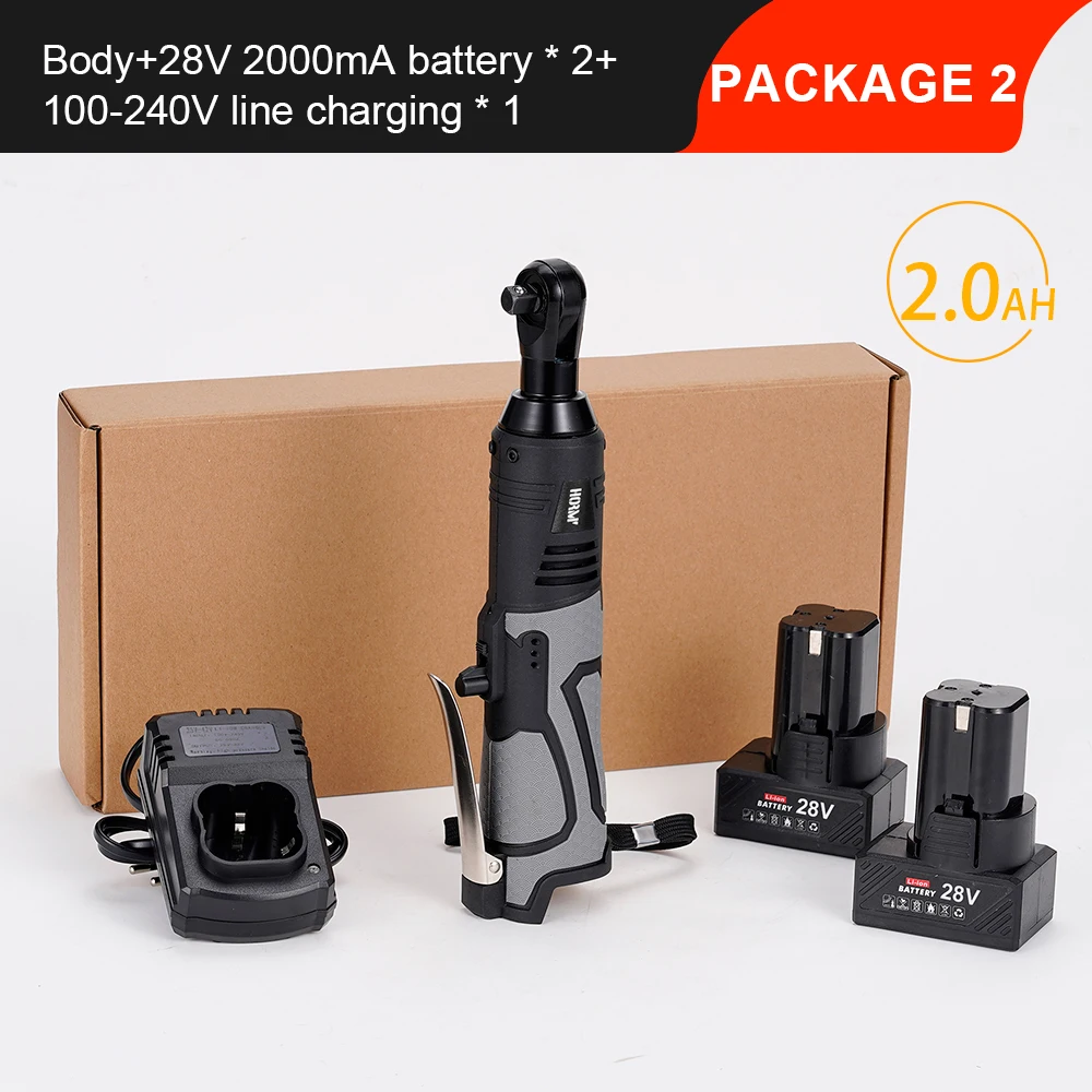 28v 100nm sem fio recarregável chave elétrica 3/8 chave de catraca ângulo broca chave de fenda andaime impacto driver ferramenta elétrica