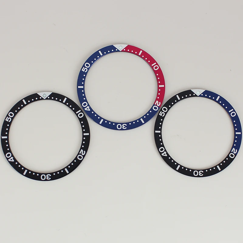 39.1mm*32.3mm Watch Bezel Flat Aluminum Bezel Insert Rings For SKX 007 SKX013 SKX SRPD Man Watch Cases Replace Parts Accessories - view 3