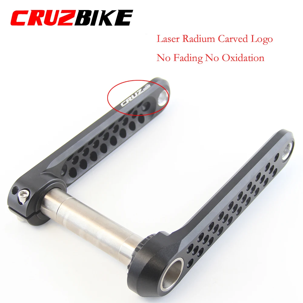 CRUZbike Road Bike Crankset 155/160/165/170/175mm Crank 9/10/11/12 Speed Double Chainring with Bottom Bracket