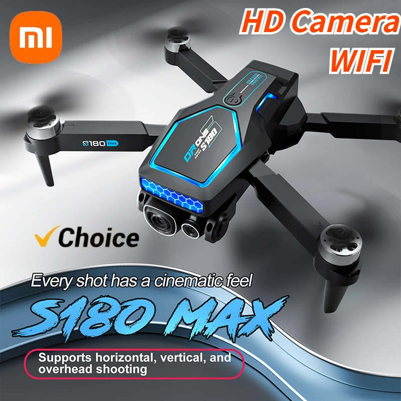 

Xiaomi S180 GPS Drone 8K Professional HD Camera WIFI 5G 360 ° Obstacle Avoidance Brushless Motor Foldables RC Quadcopter Toys