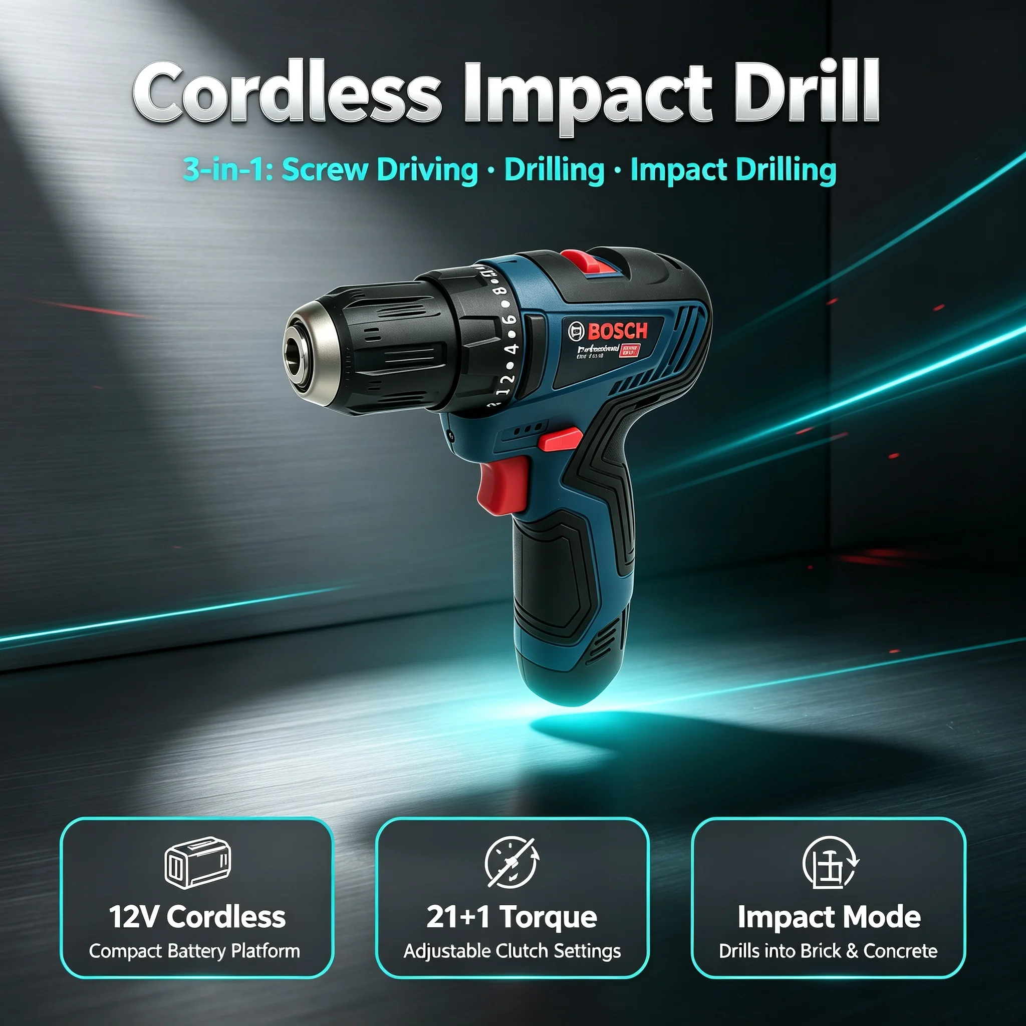bosch-gsb-12v-30-professional-electric-drill-cordless-driver-heavy-duty-multifunctional-household-screwdriver-diy