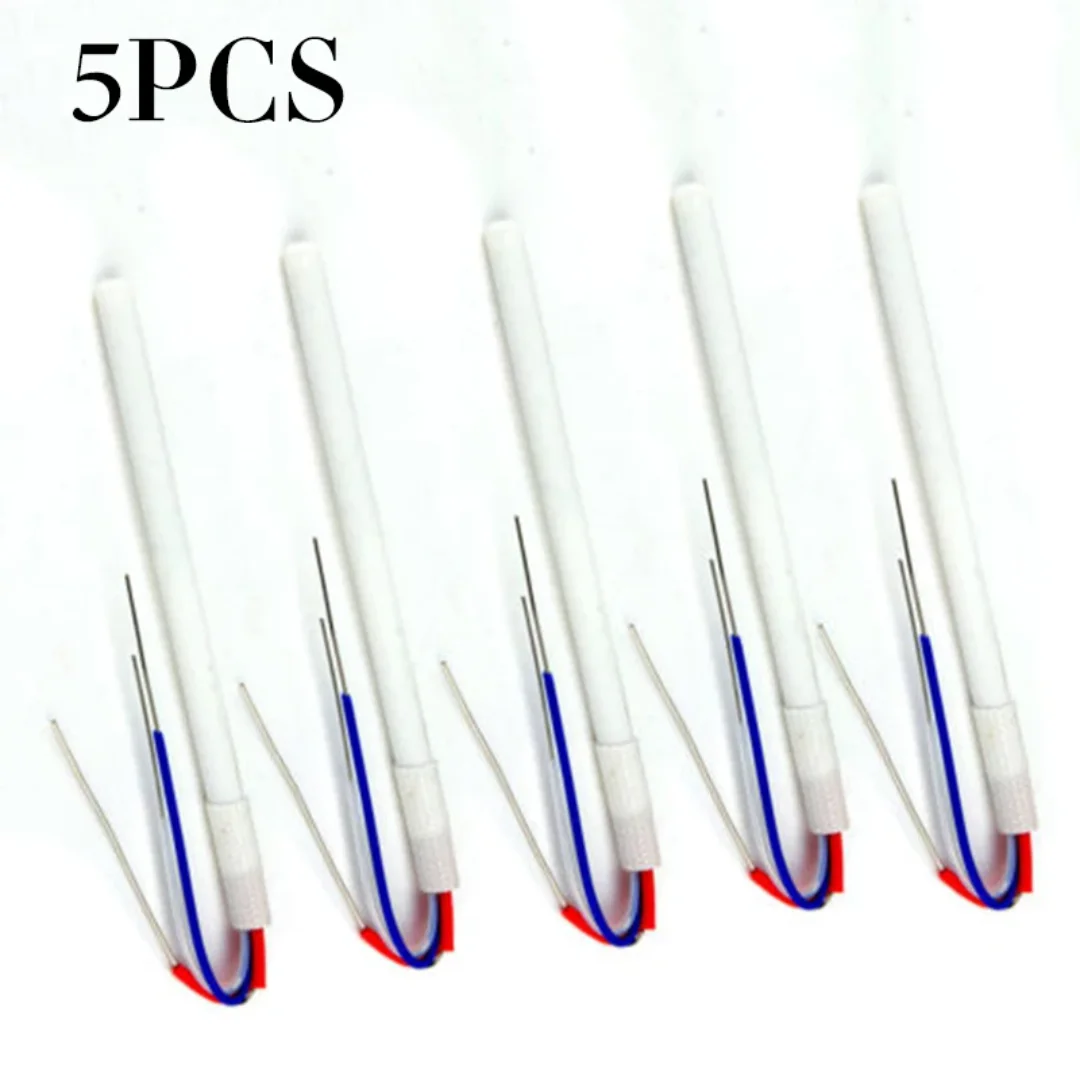 Núcleo calefactor de cerámica para soldador, adaptador de 4 cables, elemento calefactor para estación de soldadura 936, 898d, 852d, 909d, 8586d, 24V, 50W, 5 uds.