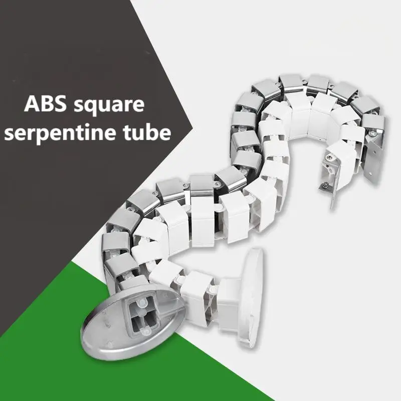 

Office desk wiring concealed wiring thickened serpentine wiring management conduit square serpentine conduit