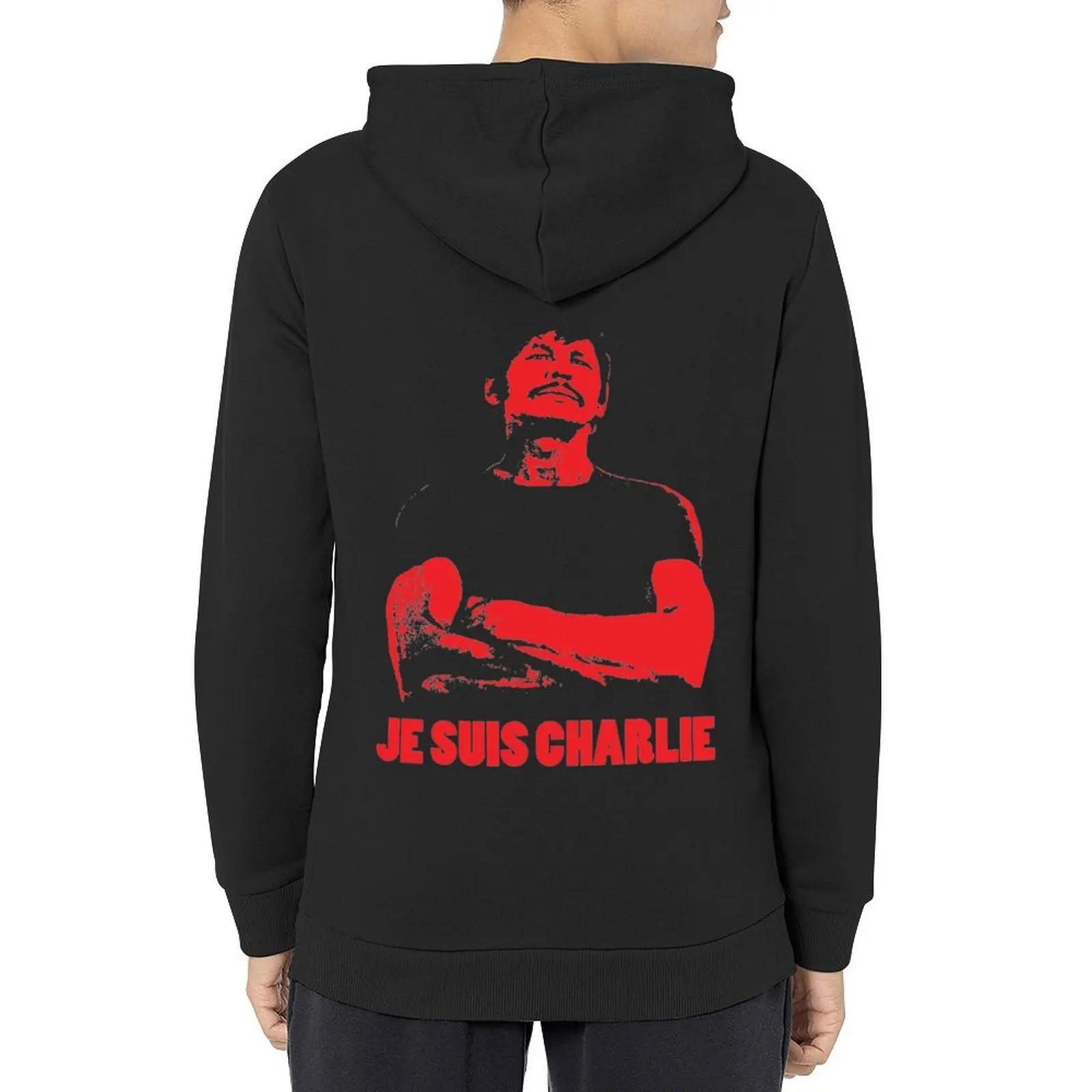 

Charles Bronson - Je Suis Charlie Classic Hoodie blouse clothes for men korean clothes mens clothes hoodie graphic