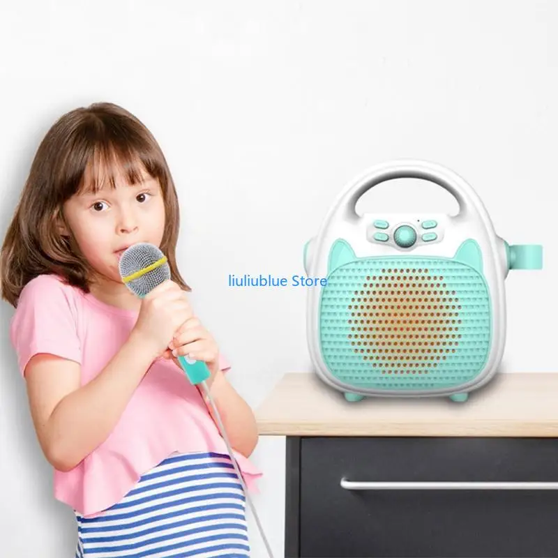 à main Portable pour enfants, haut-parleur, Microphone compatible avec Surround stéréo à 360 degrés, 62CF