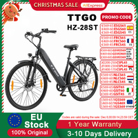 TTGO HZ-28ST Electric Bike 28 Inch Electric Bicycle 36V20Ah Battery 250W Motor,Range 110 km,Lightweight Aluminium E-City Bike