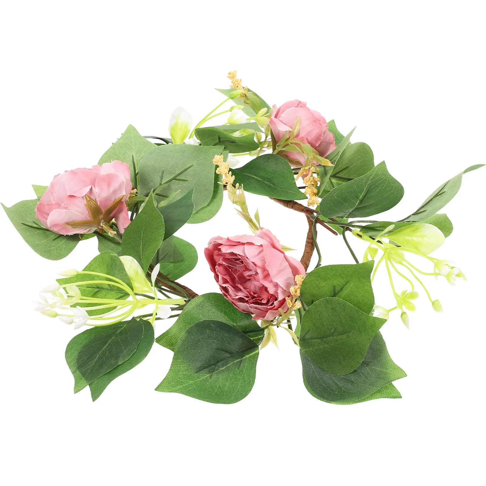 

Artificial Garland Silk Peony Decor Flowers Wedding Table Centerpiece Floral Wreath Christmas Thanksgiving Valentine Home