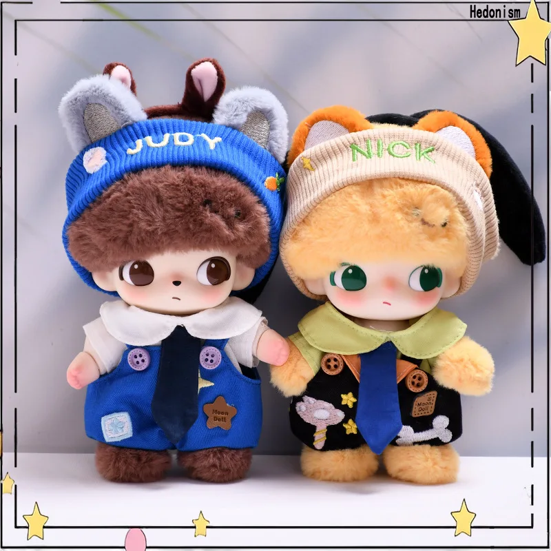 

Suitable For Dimoo Doll Clothes Cartoon Judy Nick Style Dress Up Set Cute Animal Strap Pants Hat Tie Doll Clothes Accessories