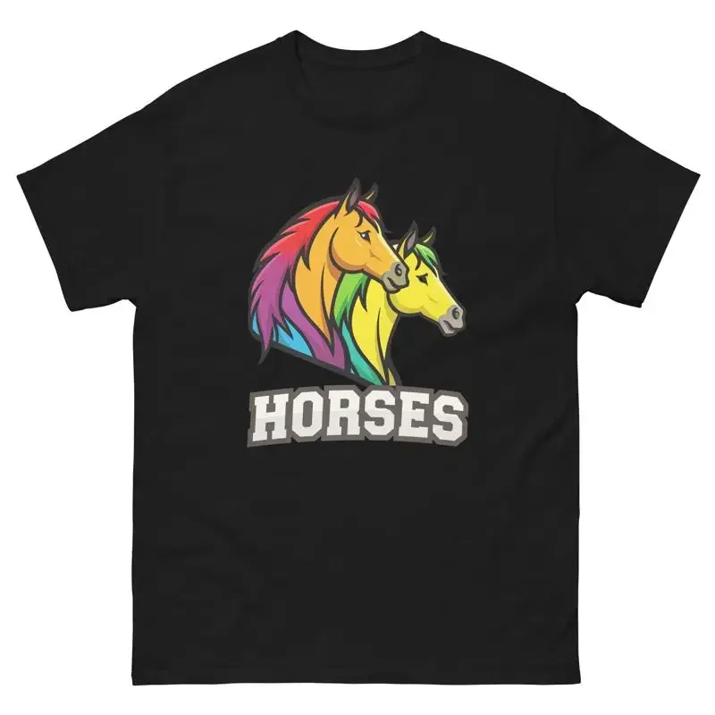 Horses Farming Rural Life Agriculture T Shirt