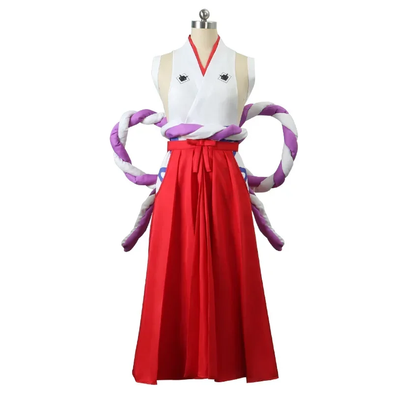 Anime One Piece Yamato cosplay costume kimono set Kozuki Oden Oniji Halloween party performance costume