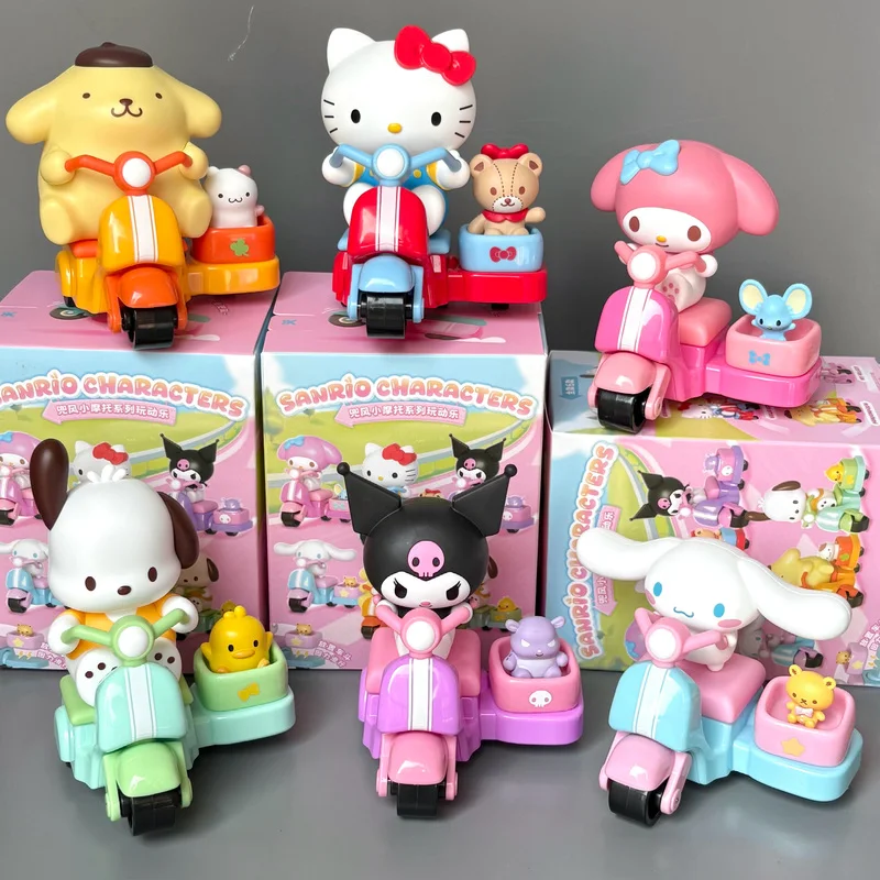 

Sanrio Ride, маленькая мотоциклетная серия, забавная слепая коробка, модные милые игрушки, загадочная коробка, орнамент, подарок-сюрприз