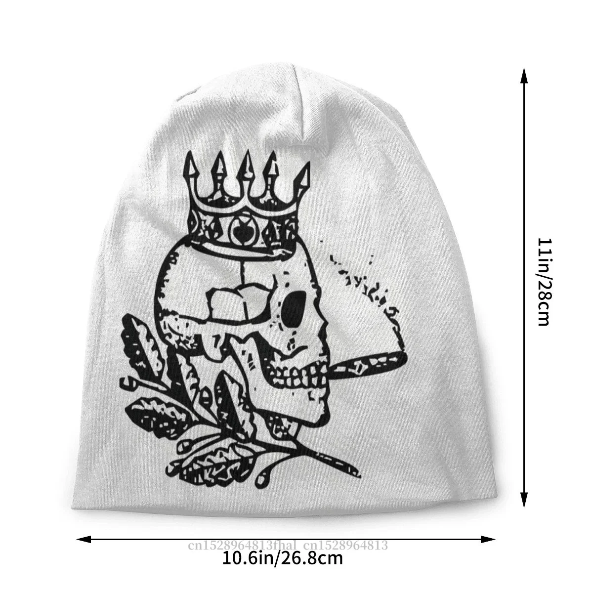 Skeletion Sticker Outdoor Beanie Caps Gothique Skullies Beanies Ski  Cotton Bonnet Hats