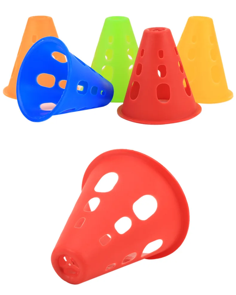 10 Pcs Soccer Training Sign Dish Pressure Resistant Cones Marker Discs 8CM Roller Skate Roadblocks