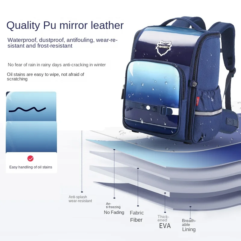 waterproof Children School Bags Girls boys Primary school backpack Orthopedic Backpack schoolbag kids book bag Mochila Infantil