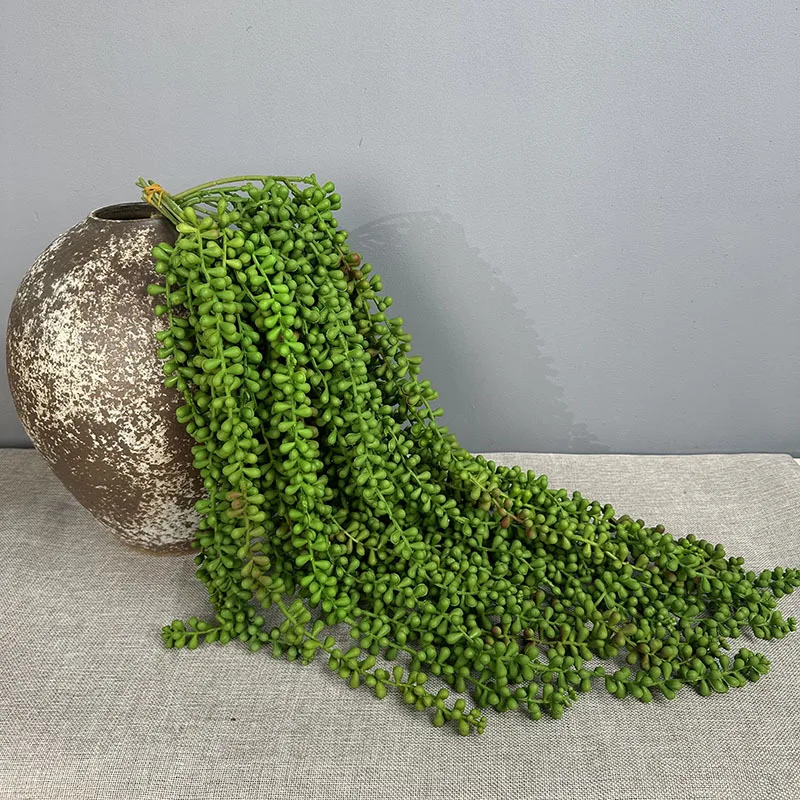 Lebendige künstliche Sukkulenten, Ranke für Weihnachtsbaum, Zubehör, Innenzimmer, Wandbehang, Hochzeitsbogen, Dekoration, Garten im Freien – Detail 1