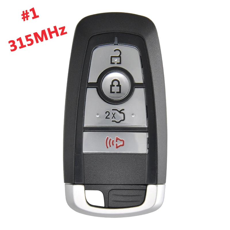 

AK018092 #1 315 МГц для дистанционного ключа Ford 2017 Smart Remote Key 3 + 1 Button 49 Chip HITAG PRO PN HS7T-15K601-AD A2C9314230200